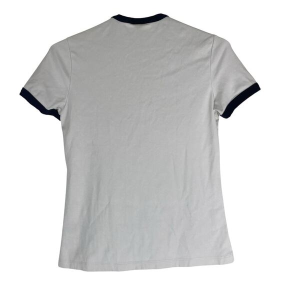 Courrèges White Heart Beat T-Shirt Size Small - Picture 2 of 8